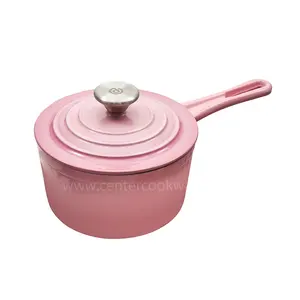 Set Panci Saus Besi Cor Enamel Peralatan Masak Casserole Memasak Set