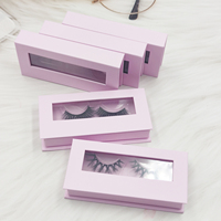 Faux cils en bande complète en gros, cils 3D de luxe, cils en vison 3D de 25 mm avec emballage personnalisé