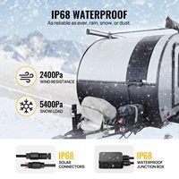 Panneau solaire à couche mince étanche de haute qualité 200 watts cigs panneau solaire flexible pour voiture maison bateau RV