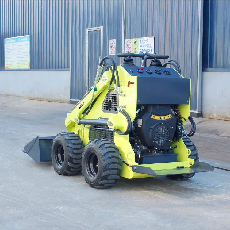 NOUVEAU Moteur diesel CE EPA Minicargador Skidsteer Mini chargeuse sur chenilles engins de terrassement Mini Skid Steer