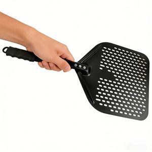 Nouvelle <span class=keywords><strong>pelle</strong></span> à pizza populaire Big Horn, circulaire, gravée, pliable, faite à la main en bois dur et métal - Product Image 3