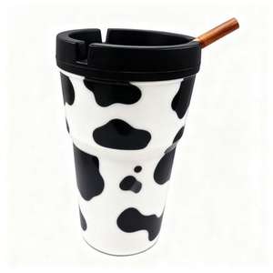 Cenicero Jumbo Ignífugo con Estampado de <span class=keywords><strong>Vaca</strong></span>, Cenicero para Coche, Color 12PCS/caja de Exhibición - Product Image 1