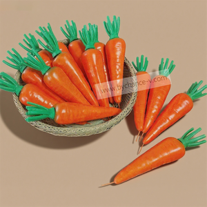 Réaliste Faux Carotte Décor pour Pâques Célébration Printemps Garden Party Événement Affichage Légumes Prop - Product Image 4