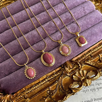 Collares con Colgante de Moda de Buena Calidad, Creativos, Simples y Modernos, Collares con Colgante de Diamante Personalizados y Populares