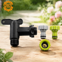 Robinet de distribution d'eau d'irrigation PERA 3/4" en PP pour usage domestique moderne avec filtre, certifié CE/EU