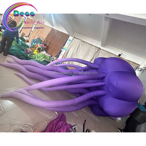 <span class=keywords><strong>Ballon</strong></span> gonflable accrochant pourpre décoratif de méduse de <span class=keywords><strong>plafond</strong></span> avec la lumière menée pour la décoration de partie - Product Image 4