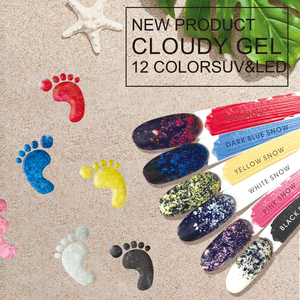 Esmalte de Gel con Brillo, Efecto Diamante, Reflectante, 12 Colores, No Tóxico, Lentejuelas Brillantes, Barniz para Dibujar y Pintar - Product Image 2
