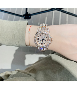 Versatile <b>Diamond</b>-Encased Exquisite Luxury Quartz <b>Watch</b> for Women - Product Image 4