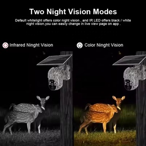 Cámara de Seguridad CCTV Solar PIR de Gran Angular de 355 Grados, 3MP 4MP, Cámara de Vigilancia para el Hogar 4G, Visión Nocturna, Audio Bidireccional, PTZ - Product Image 2