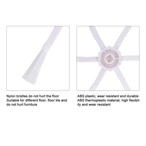 ชุดแปรงม็อบกรองทดแทนสำหรับอุปกรณ์เสริมเครื่องกวาดหุ่นยนต์กวาดพื้นเสี่ยวหมี่ มิเจีย 2 ซี - Product Image 5