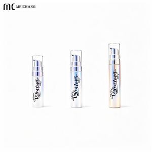 Flacon pompe airless PCR 6ml 8ml 10ml, emballage cosmétique recyclable pour sérum contour des yeux, soins de la peau, OEM ODM, format voyage personnalisé - Product Image 5