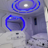 Lit capsule insonorisé individuel de luxe pour adultes, style moderne, à vendre