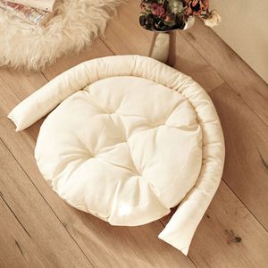 Nettes Home Woven Cat Nest Abnehmbares wasch bares Watte pad Großhandel Haustier bett mit Wärme Wicker Nest - Product Image 5