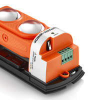 Detektor Sinar Inframerah 2 Sinar 100m IP65 Tahan Air Bahan ABS+PC Tahan Lama untuk Luar Ruangan, Alarm Keamanan Pagar Perimeter Anti Maling