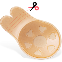 Couvre-mamelons invisibles auto-adhésifs en silicone Soutien-gorge en forme de lapin soutiens-gorge push-up collants