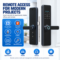 Kunci Pintu Pintar TUYA WIFI Elektronik Sidik Jari Buka Kunci Jarak Jauh Kartu Digital Kunci Digital Cerradura Intelligente Ttlock
