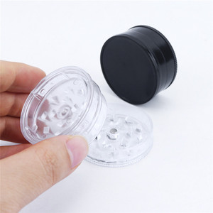 Wholesale Plastic Grinder 3 Parts Design Herb Grinder 40mm/60mm Dry Herb Tobacco Grinder Smoker Smoking Accessories - Product Image 1