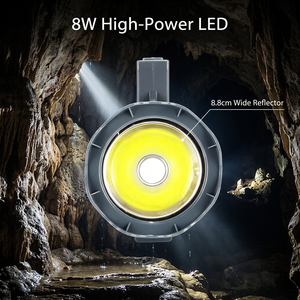 ไฟฉายค้นหาแบบชาร์จไฟได้ WOSEN กำลังสูง 8W แสงเลเซอร์สีขาว ไฟ LED สปอตไลท์ สำหรับค้นหา กู้ภัย ตั้งแคมป์ มาตรฐาน IP64 - Product Image 2