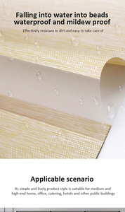 Tirai jendela dan buta pemadaman Modern kustom tersedia pola <span class=keywords><strong>Zebra</strong></span> kain teduh teknik Manual listrik - Product Image 3