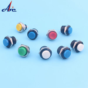 थोक 16 मिमी क्षणिक मिनी पुश स्विच प्लास्टिक सिर धातु आवास बटन आर्केड मशीन इलेक्ट्रिक के लिए स्विच - Product Image 4
