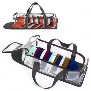 Muestra Gratuita de Fábrica: Nuevo Organizador Portátil Transparente de PVC para Bolsas de Gimnasio, Exhibidor de Bolsos y Sombreros - Product Image 5