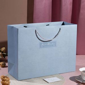 Sacs en papier personnalisés de petite et grande taille, sacs d'emballage en carton blanc de luxe, vente en gros - Product Image 5