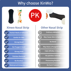 CE Certification Cotton Herbal Athletic Nasal Strips Anti Snoring Nose Strips Manufacturer | <strong>Improve</strong> Sleep and Nasal Breathing - Product Image 6