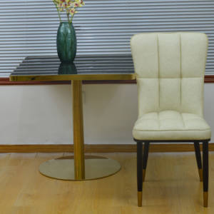 Sedia di Lusso per Soggiorno, Sedia da Trucco in PU, Sedie da Cucina per Isole, Sedia da Stilista per Trucco - Product Image 2