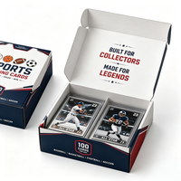Boîte d'emballage personnalisée pour cartes à collectionner, cartes à jouer, cartes de jeu, cadeaux de loisirs, emballage de vente au détail