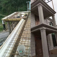 Moules décoratifs en plastique ABS pour corniches en béton, prix usine, pour la maison