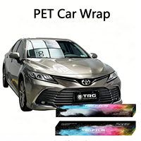 Rollo de Vinilo PVC PET para Envoltura de Automóviles, Revestimiento Autoadhesivo, Película PPF Antiamarilla con Cambio de Color para Proteger la Pintura Original del Automóvil