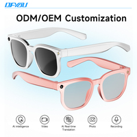 Lunettes Intelligentes 16G avec Caméra 8MP, Flash LED, Assistant Vocal, Traduction IA et Fonction de Prise de Vue pour Étudiants - Vente en Gros