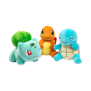 Officiellement mignon Pika génération 1 Starter 3-Pack peluche Figure ensemble pour enfants lavé Charmander peluche jouet pour filles - Product Image 1
