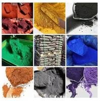Pigment d'oxyde de fer universel pour caoutchouc, encre, papier, cuir – Colorant inorganique industriel en poudre résistant au vieillissement