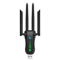 Tarjeta de Red Inalámbrica USB Bluetooth AX900, 5G Gigabit de Doble Banda con Wifi6, Sin Controladores, para Laptop, Velocidad de Transmisión de 1300mbps