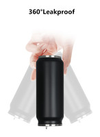 Bouteille d'eau isotherme en acier inoxydable de 500 ml (17 oz) avec paille, en forme de canette de soda, anti-fuite, vierge pour sublimation, vente en gros