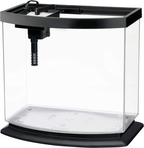 For Home Decoration LED MiniBow Small <strong>Aquarium</strong> Fish Tank Kit with SmartClean Technology, Black, 2.<strong>5</strong> Gallon - Product Image 2