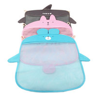 Sac de rangement en filet réutilisable et pratique pour jouets de bain pour enfants, taille personnalisée, accessoires de salle de bain suspendus pour baignoire bébé