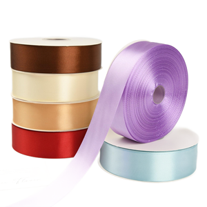 ริบบิ้นซาติน<span class=keywords><strong>สี</strong></span>พื้น ขนาด 4 ซม. x 100 หลา ผลิตจากโพลีเอสเตอร์ 100% แบบด้านเดียว เป็นมิตรต่อสิ่งแวดล้อม ขายส่ง สำหรับห่อช่อดอกไม้และกล่องของขวัญ - Product Image 3