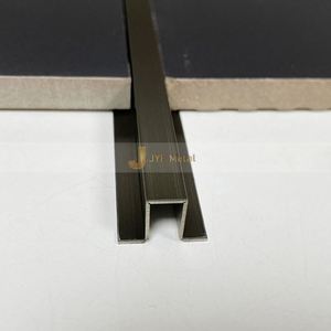 Bande décorative moderne en acier inoxydable EX1025 sur mesure pour les bords de carreaux de design architectural intérieur - Étanche et durable - Product Image 6