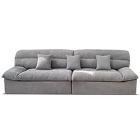 Canapé en tissu moderne et minimaliste, rembourré en éponge, assise profonde, pour salon, appartement, bureau, chambre, décoration multi-scènes, housse en velours