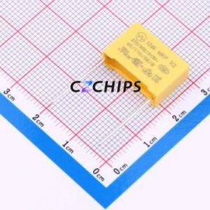 ตัวเก็บประจุนิรภัย C42Q310480P60001 แบบ Through Hole (THT), ระยะขา P=15 มม. 100nF 10% 275V/310V X2 - Product Image 1
