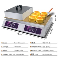 Crêpières et machines à gaufres professionnelles avec corps en acier inoxydable pour la restauration rapide et la cuisine en café