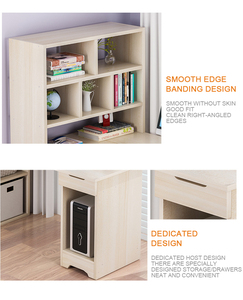 Sinh thái thân thiện dành cho người lớn văn phòng hiện đại nhà đơn giản Nghiên Cứu Văn phòng bàn với cuốn sách Kệ lshaped Bàn máy tính bảng - Product Image 4