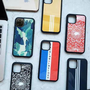 Hombre <span class=keywords><strong>de</strong></span> vidrio templado suave a prueba <span class=keywords><strong>de</strong></span> arañazos cubierta protectora + TPU suave para iPhone 11 Pro <span class=keywords><strong>Max</strong></span> teléfono móvil caso - Product Image 1