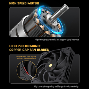 Lovingool 2025 không dẫn PC làm mát CPU làm mát không khí với 4 Heatpipes Bộ vi xử lý tản nhiệt fan hâm mộ cho <span class=keywords><strong>Intel</strong></span> & cho AMD tản nhiệt - Product Image 6