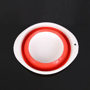 ชามใส่เหยื่อแบบพับได้ ขนาดใหญ่ กลาง เล็ก ทนทาน ทำจากพลาสติก PVC ABS แบบพกพา สำหรับอุปกรณ์ตกปลาภายนอกอาคาร - Product Image 2