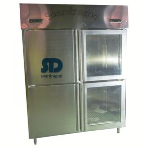 Congelador Vertical de Acero Inoxidable Soardragon con Puerta de Vidrio para Almacenamiento y Exhibición <span class=keywords><strong>en</strong></span> la Cocina - Product Image 5