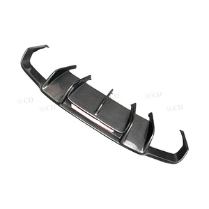 Diffusore Posteriore in Vera Fibra di Carbonio con Luce per <span class=keywords><strong>Mercedes</strong></span> Benz <span class=keywords><strong>Classe</strong></span> CLS W218 CLS350 CLS63 <span class=keywords><strong>AMG</strong></span> 2011-2018 - Product Image 2