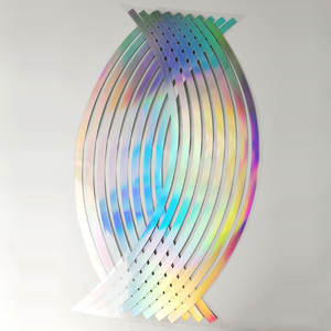 मोलांगदाओ 18 इंच चिंतनशील चेतावनी कार मोटरसाइकिल रिम हब स्टिकर व्यक्तिगत लेजर रंग व्हील डेकल्स 12 महीने की वारंटी - Product Image 4